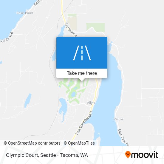 Olympic Court map
