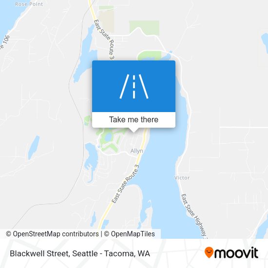 Blackwell Street map