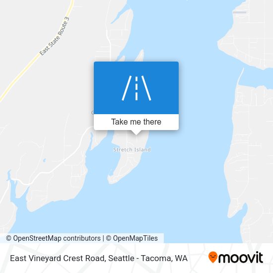 East Vineyard Crest Road map