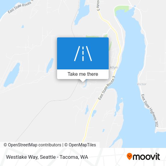 Mapa de Westlake Way