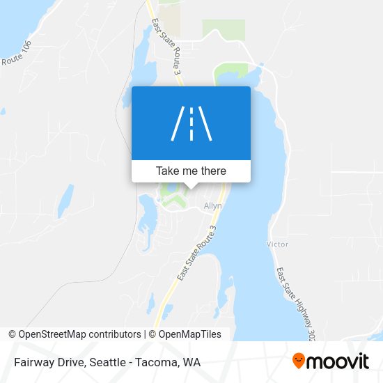 Mapa de Fairway Drive