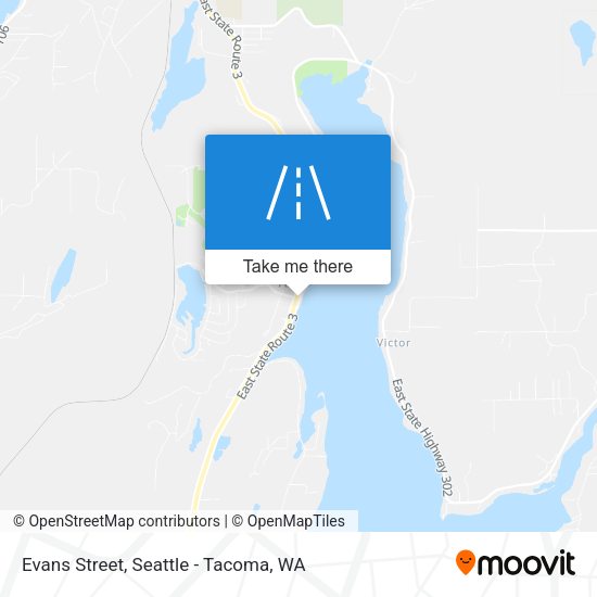 Evans Street map