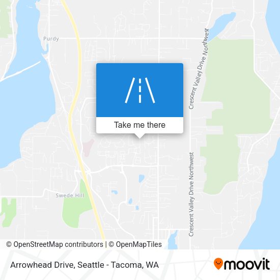 Mapa de Arrowhead Drive