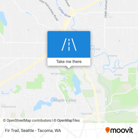 Fir Trail map