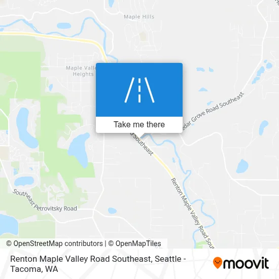 Renton Maple Valley Road Southeast map