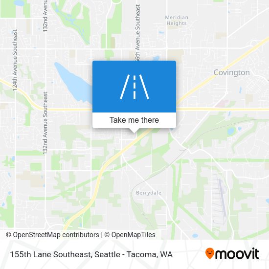 155th Lane Southeast map