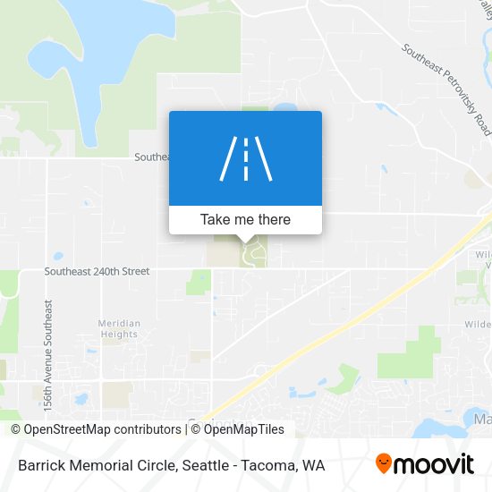 Barrick Memorial Circle map
