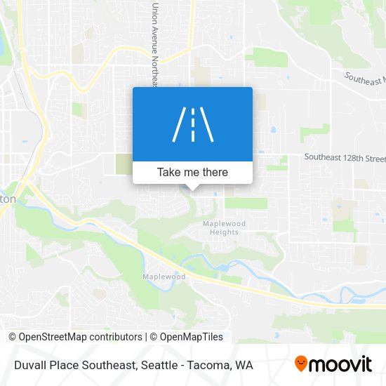 Mapa de Duvall Place Southeast