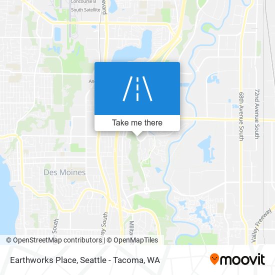 Earthworks Place map