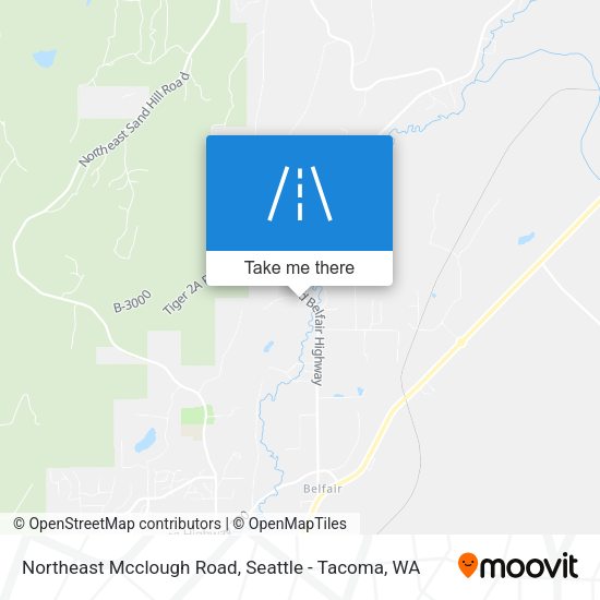 Northeast Mcclough Road map