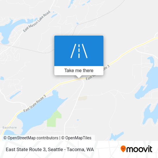 East State Route 3 map