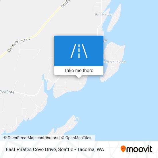 East Pirates Cove Drive map
