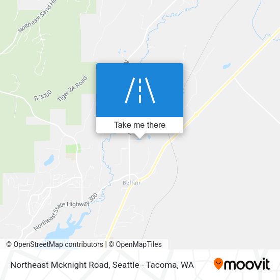 Mapa de Northeast Mcknight Road