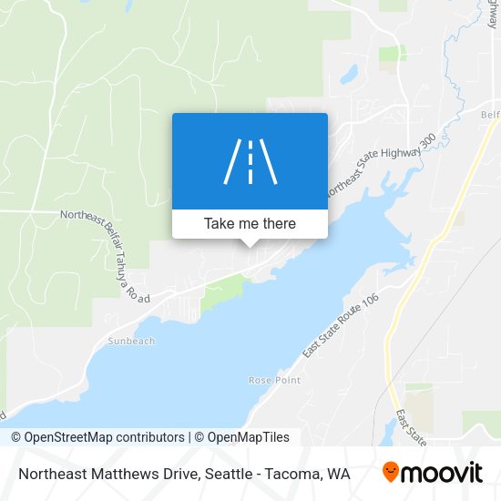 Northeast Matthews Drive map