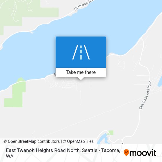 Mapa de East Twanoh Heights Road North