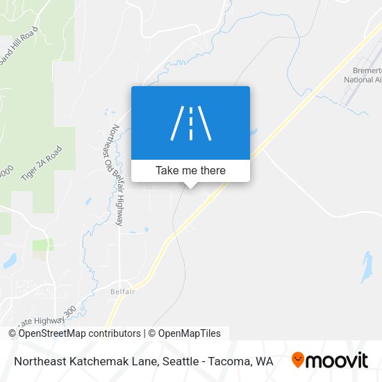Northeast Katchemak Lane map