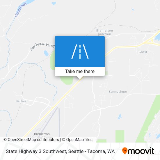 Mapa de State Highway 3 Southwest