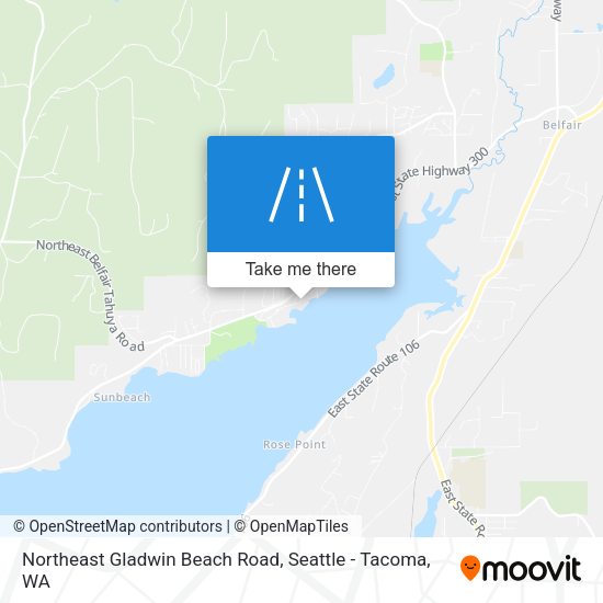 Mapa de Northeast Gladwin Beach Road
