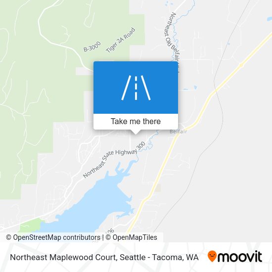 Northeast Maplewood Court map