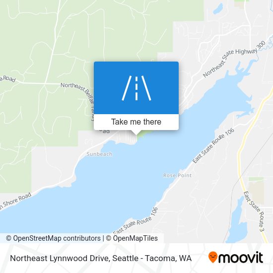 Mapa de Northeast Lynnwood Drive