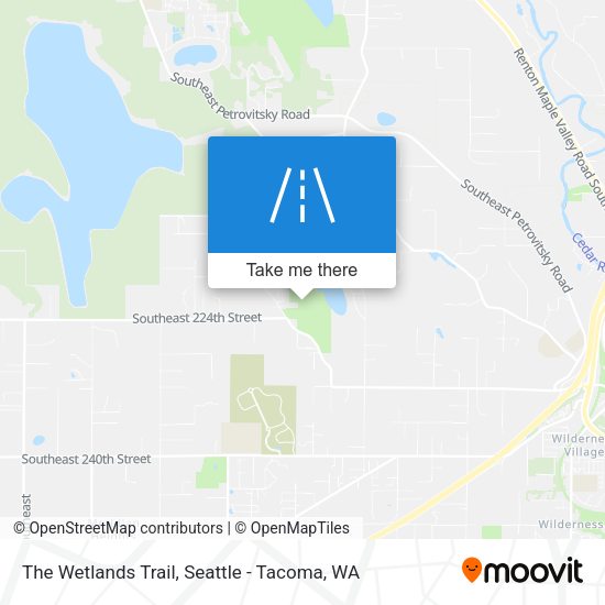 The Wetlands Trail map