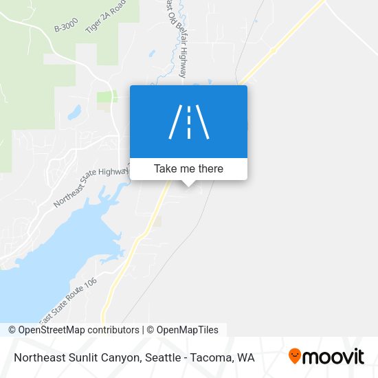 Northeast Sunlit Canyon map