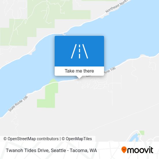 Twanoh Tides Drive map