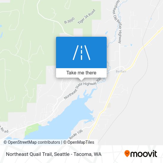 Northeast Quail Trail map