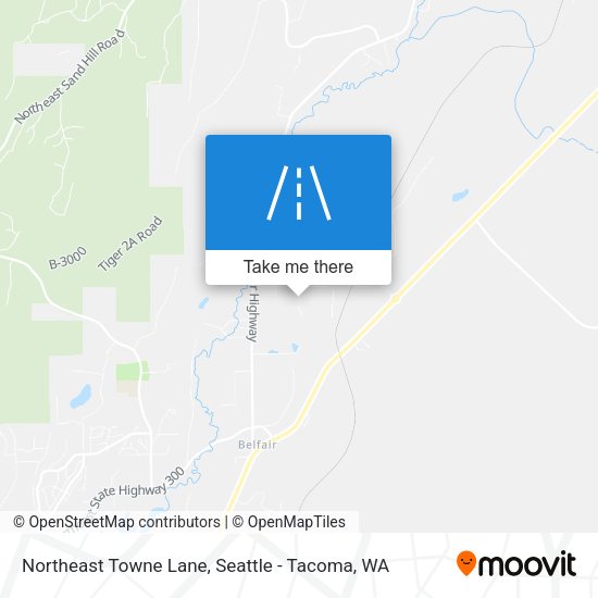 Mapa de Northeast Towne Lane
