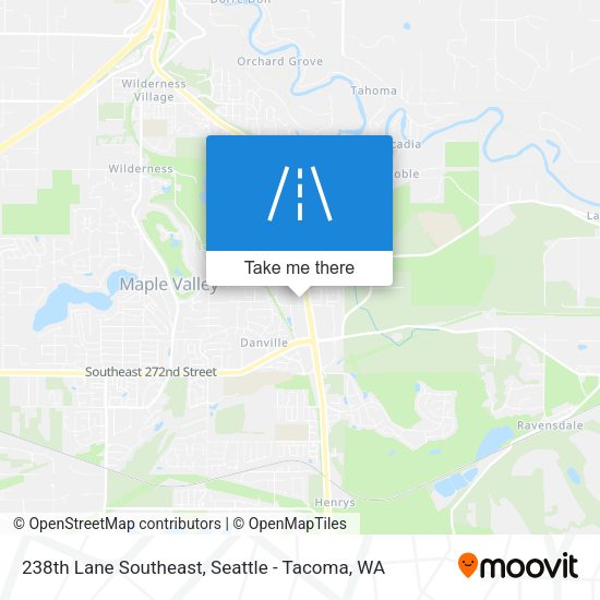 238th Lane Southeast map