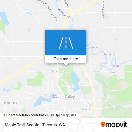 Maple Trail map