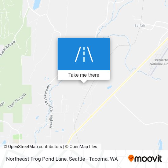 Northeast Frog Pond Lane map