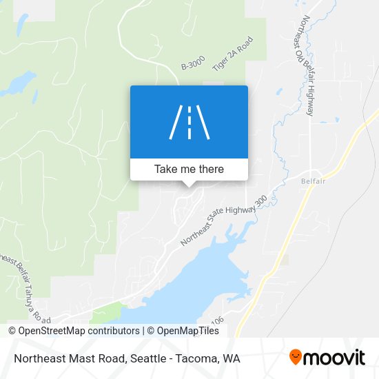 Northeast Mast Road map