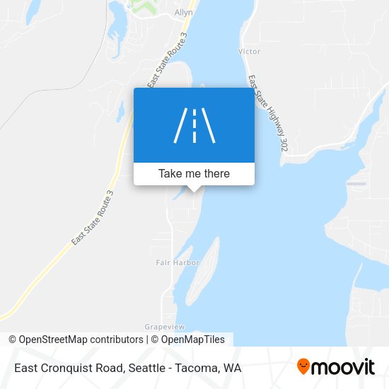 East Cronquist Road map