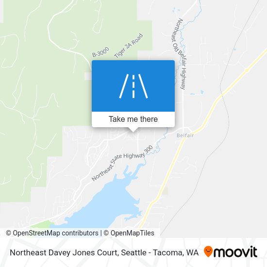Mapa de Northeast Davey Jones Court
