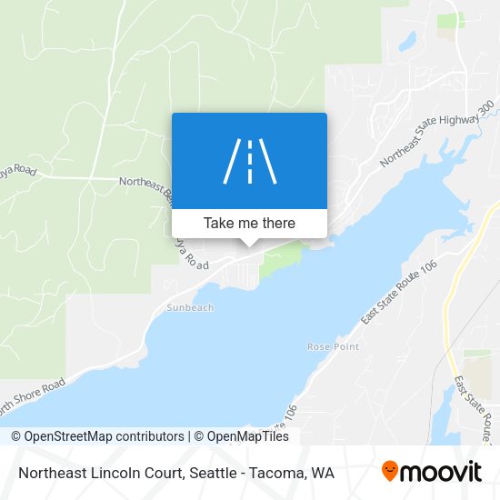 Northeast Lincoln Court map