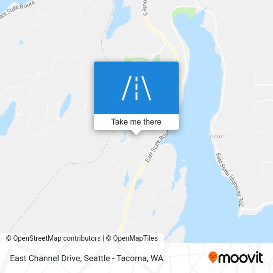 East Channel Drive map
