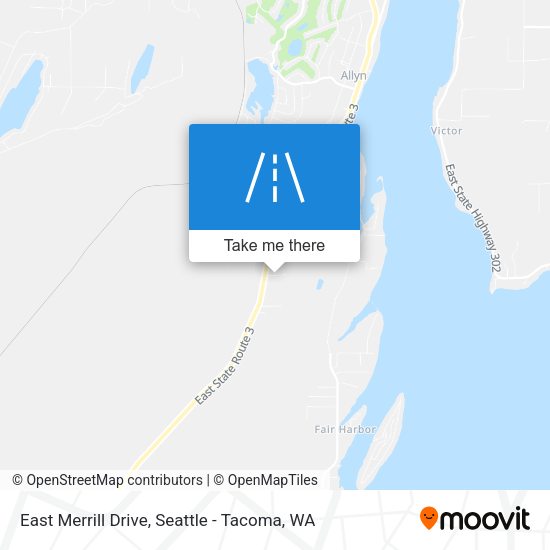 East Merrill Drive map