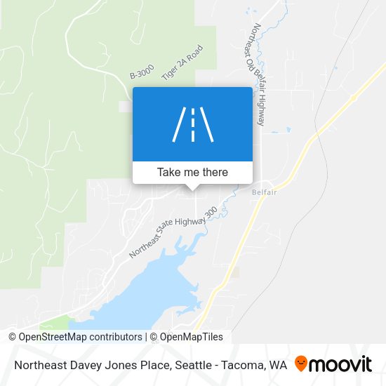Mapa de Northeast Davey Jones Place