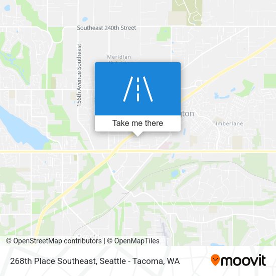 Mapa de 268th Place Southeast