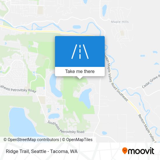 Ridge Trail map