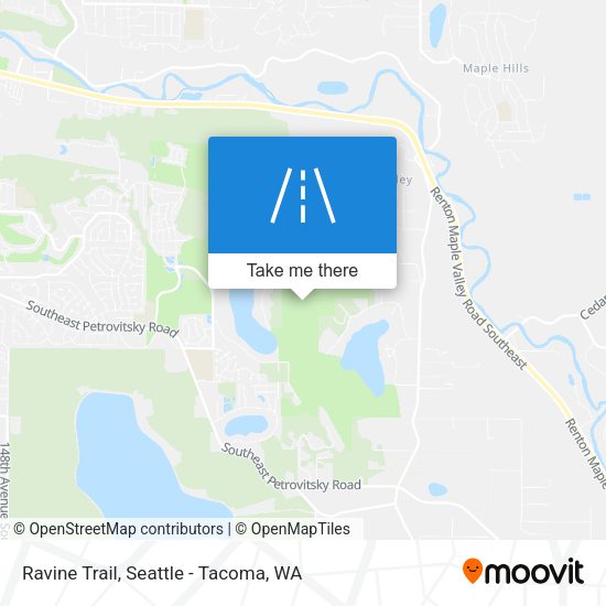 Mapa de Ravine Trail