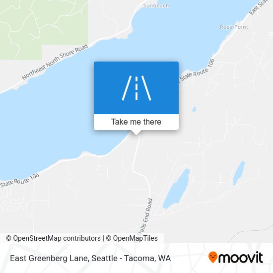 East Greenberg Lane map