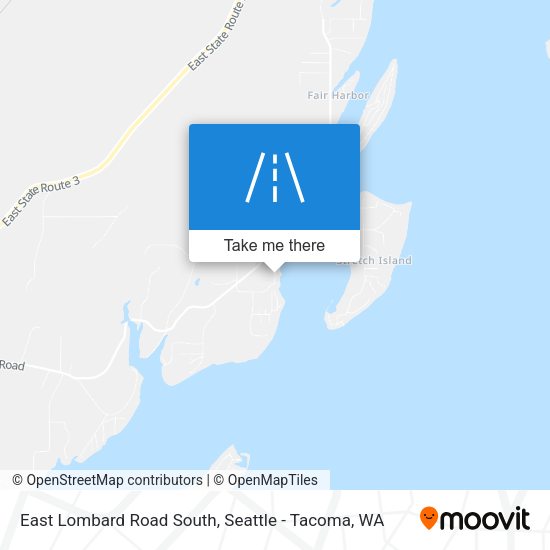 Mapa de East Lombard Road South