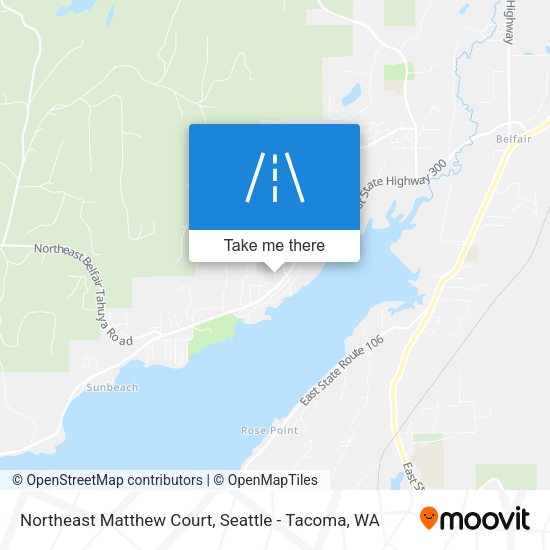 Northeast Matthew Court map