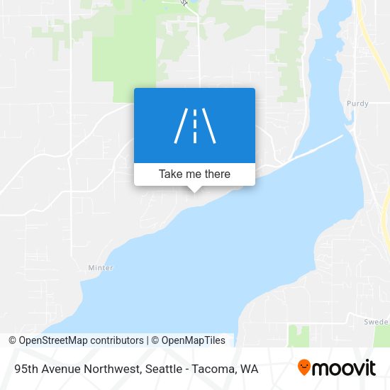 95th Avenue Northwest map