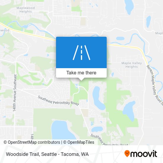 Woodside Trail map