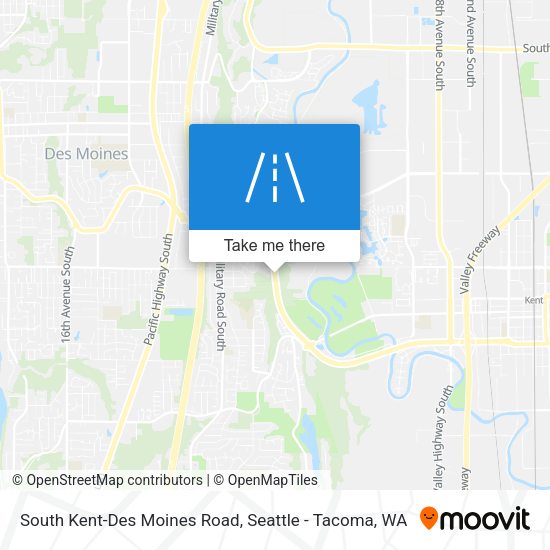 Mapa de South Kent-Des Moines Road