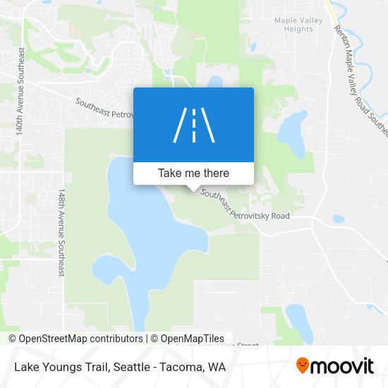 Lake Youngs Trail map