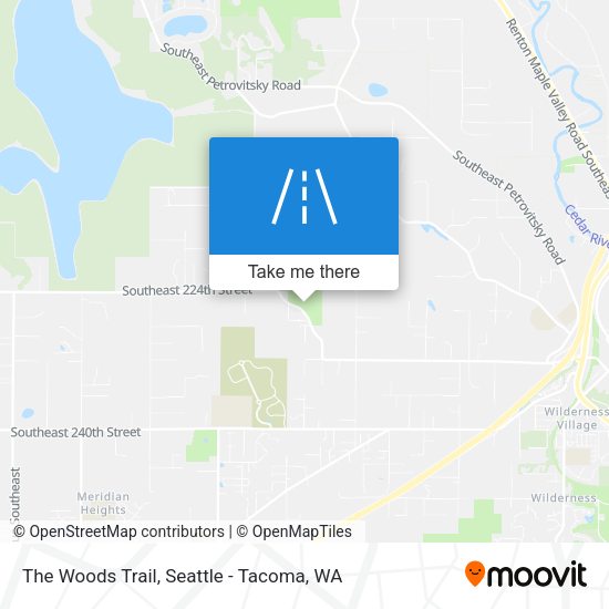 Mapa de The Woods Trail